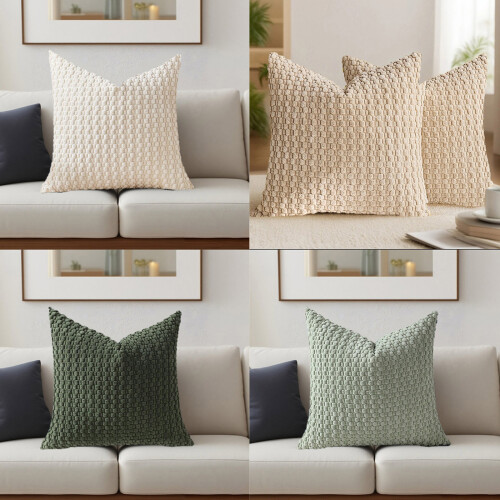 Supportive Corduroy Bubble Cushion Ideal for Neck-Navy blue 2