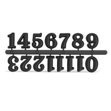 Uhrennummern-Ersatz-Zubehör-Sets,-2CM schwarzer A-Buchstabe