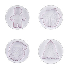 Sugarcraft moule chaussettes de noël emporte-pièces en-Type A
