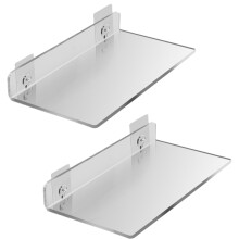Étagère murale flottante élégante en acrylique : découvrez une solution de rangement gain de place, robuste et au design moderne.