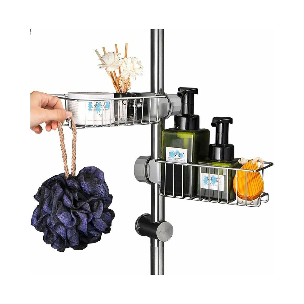 Compact Kitchen Sink Organizer, Space-Saving Multi-Purpose Holder With Innovative Clamp Design, Sus304 Stainless Steel For Seamless Sink Management 9061222218452