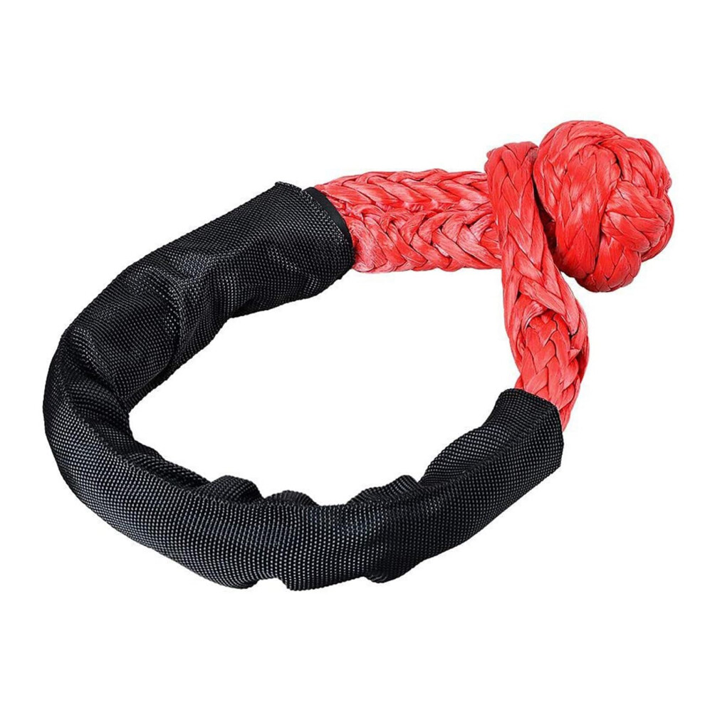 Winch Rope Rosso 1 Atv Suv Utv Offroad Towing With Protective Sleeve Synthetic Nylon Rope 9105992557622