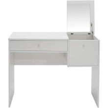 Vanity Desk with Elegant Color Options, Illuminated Beauty Station for a Luxurious Get-Ready Space (White)