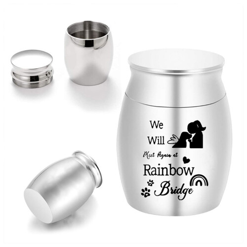 Pet Cremation Urn for Dogs Cats Ashes Electroplate Pet-gold 2