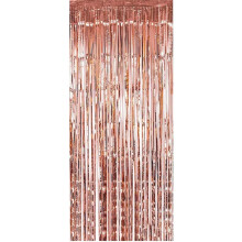 Cortina de lámina elegante, cortina de cumpleaños que realza cualquier espacio con una superficie brillante, perfecta para accesorios de fotomatón