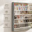 Homcom HOMCOM 7-Tier Wall Display Cabinet w/ Glass Doors, Graphite Wood Effect 13