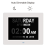 Large Digital Display Clock for Seniors, 8 Inch Black Edition with Memory Function, Easy To Read Display and Automatic Time Reset 2