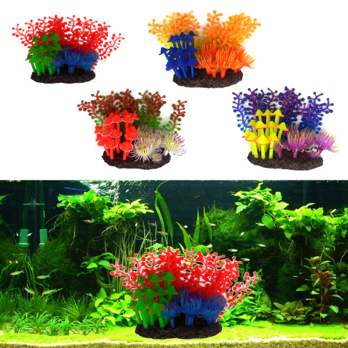 Realistic Coral Ornaments Silicone Simulation Aquarium-1511 2