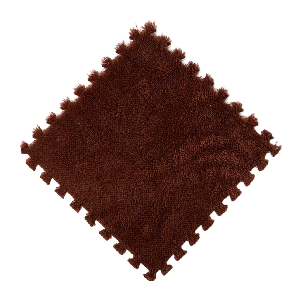 Interlocking Floor Mat for Home, Plush Puzzle Floor Tiles Soundproofing with Crawling Mats Support, Easy to Clean High-density EVA Foam for Play Area
