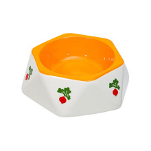 Non Slip Rabbit Feeder Bowl Feeding Basin For Hedgehogs Gerbils Rabbits And Small Pets 14.5 x 4.7 cm
