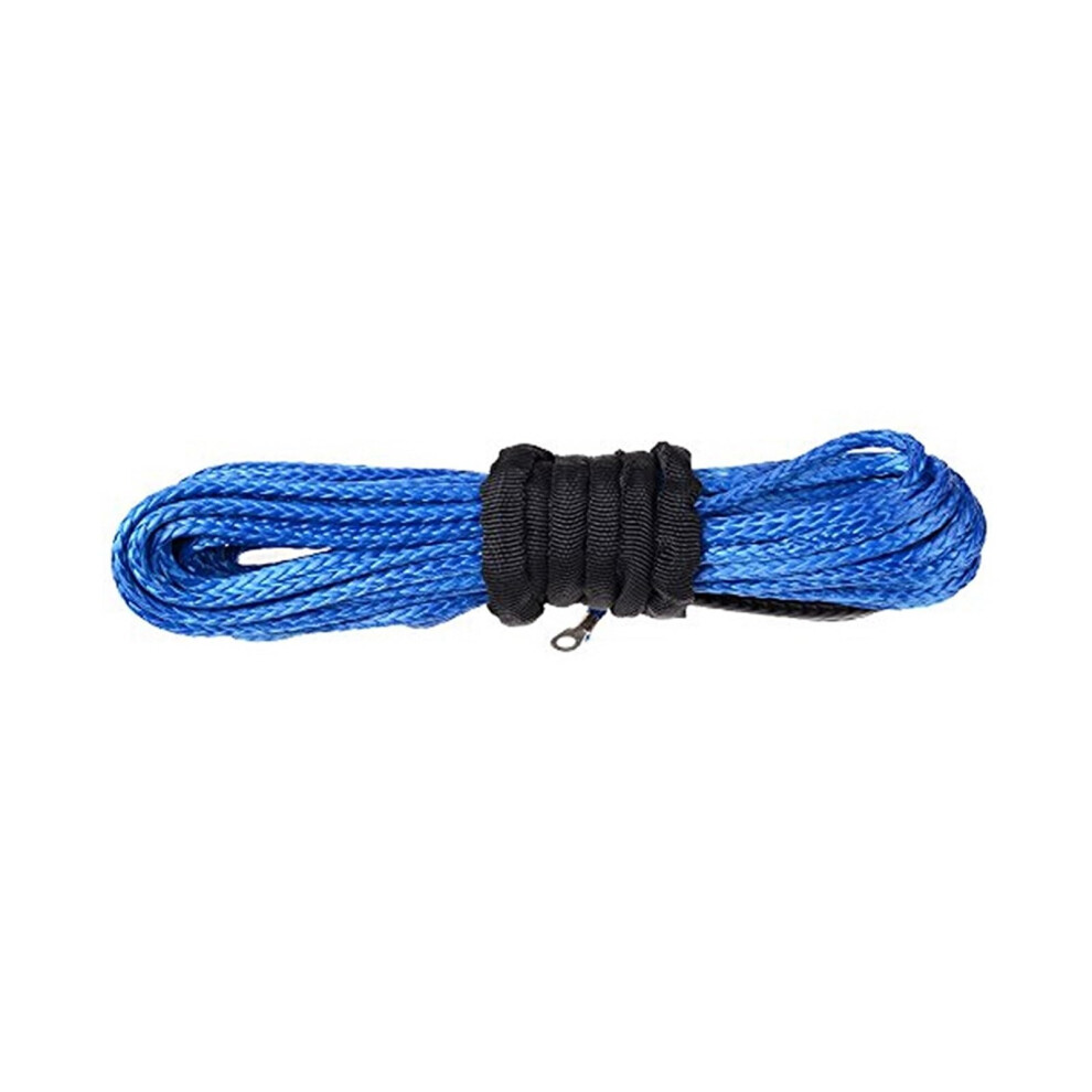 Winch Rope 5/16 In X 100 Ft Synthetic Winch Line Cable Rope 13000+ Lbs With Sheath Atv Utv 4X4 Offroad Orange 9067246118464