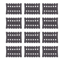 Outdoor Archery 12Piece EVA Foam Black Arrow Separator And Arrow Rest Compatible With Standard Rectangular Archery Accessories