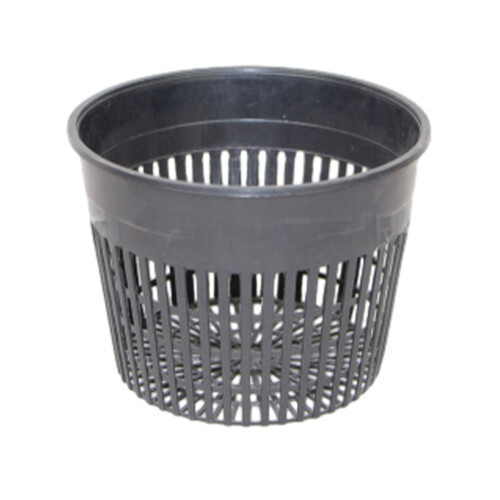 Black Aeroponic Plastic Plant Rooter Net Cup Root Development For