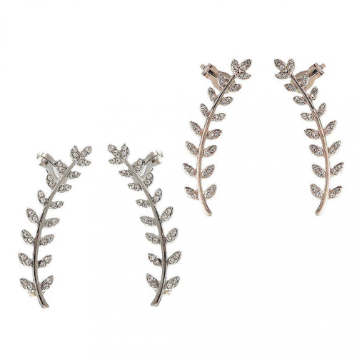 Earrings Ear Studs Rose Gold And Silver