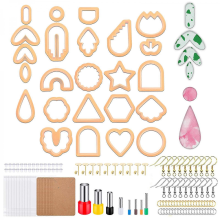 DIY Polymer Clay Cutters Set for Earring Making For Craft Fashion Gift QAOrange