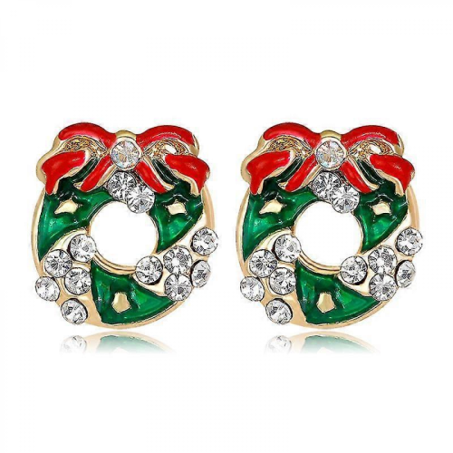 Christmas Style Metal Earrings Decorate A Different Christmas