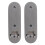 Pack of 2 Foldable Coat Hooks for Hanging Towels-Light Grey 3