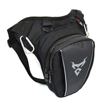 Leg Bag Waterproof Motorcycle Bag For Motorbike Outdoor Casual Waist Bag Grey