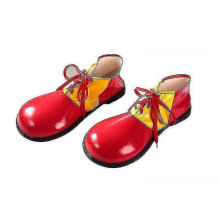Joker Shoes Unisex Adult Large Clown Shoes Deluxe Halloween Costumes Accessoriesred