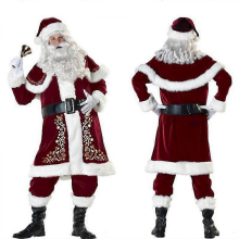Christmas Costume Adult Men Santa Claus Christmas Costume3XL