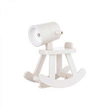 Cute Rocking Horse Mini Night Lights Phone Holder,Mini Led Desk Lamp Cute Small Phone HolderApricot