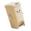 Foot Pedal Cream Trash Can Double Opening-10L creative model 1