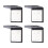 4pcs Waterproof Switcher Guard Transparent-Black Transparent 1
