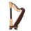 Modell Mini Holzharfe Instrument Mit Aufbewahrungsbox 8