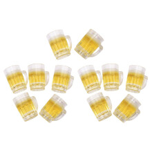 12Stk Mini Bierkrüge Für Puppenhaus, Pub Zubehör