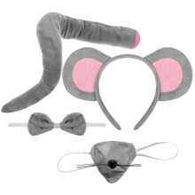 1 Set Kostüm Mit Stirnband Nase Fliege