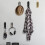 2 Pieces Folding Wall Hooks for Hanging Coats Hats-Gold 4