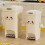 Modern Trash Can Double Lid Garbage Bin with-10L cute style 3