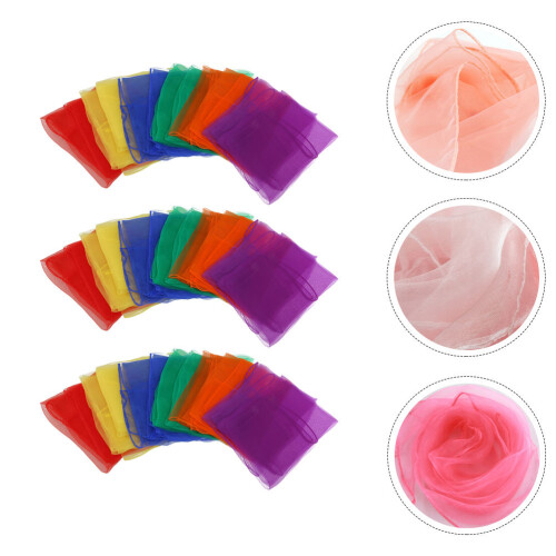 18Teilige Weiche Tanzschals -Accessoires Jonglierschals 2