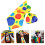 2Stück Karneval Clown Fliege Set Für Party 7