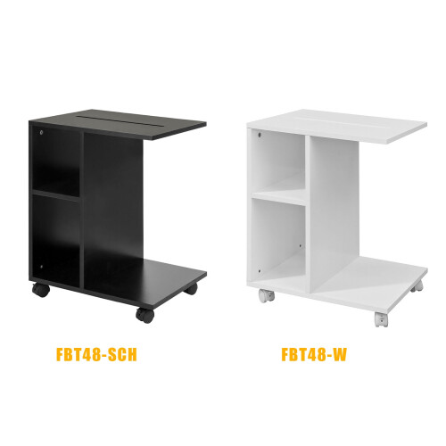 SoBuy telefonbord, sofa sidebord i sort