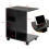 SoBuy telefonbord, sofa sidebord i sort 3