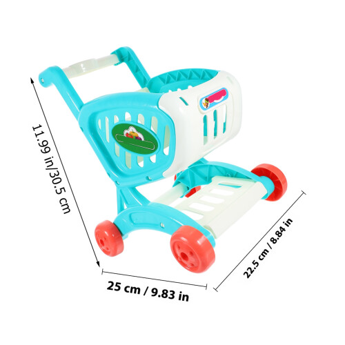 1St Kinder Mini Supermarkt Einkaufswagen Spielzeug Simulation 1