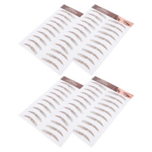 4Stk 6D Haarähnliche Augenbrauen Styling Aufkleber Für