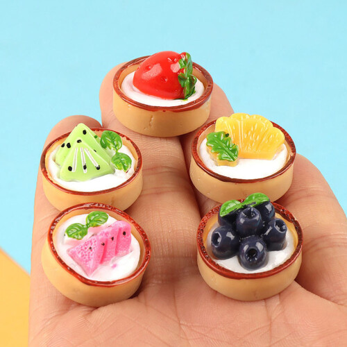 12 Teile Mini Künstliche Obsttorte Harz Cupcake 2