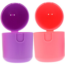 2Stk Menstruationscup Mit Desinfektion Halter Für