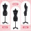 6Teilig Kleiderpuppe Kleiderständer Display Halter Mannequin 8