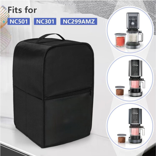 Ice Cream Maker Protective Cover Dustproof Storage Bag-Black 1