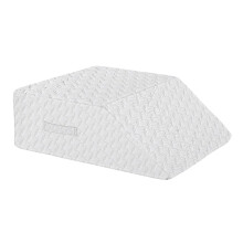 Knee Pillow for Back Sleeping Bed Wedge Pillow Anti Slip Ergonomic Ankles Rest White