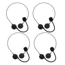 4Stück Fake-Headset Mikrofon Kostümzubehör Für Halloween Cosplay