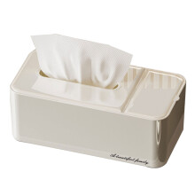 Boîte à mouchoirs élégante, porte-serviettes en-Blanc ivoire