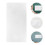 4 Whiteboard Folie Droog Aftrekbare Witte Bordbladen Statica 10