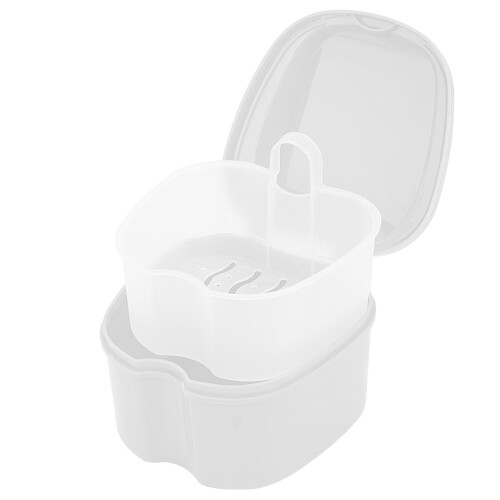 Dental Appliance Sanctuary, Φορητό Κουτί Μπάνιου Οδοντοστοιχιών για Αβίαστη Υγιεινή, Μη 1