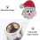 4 Stuks Kerstman Bandenventieldopjes Auto Accessoire 10