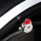 4 Stuks Kerstman Bandenventieldopjes Auto Accessoire 5