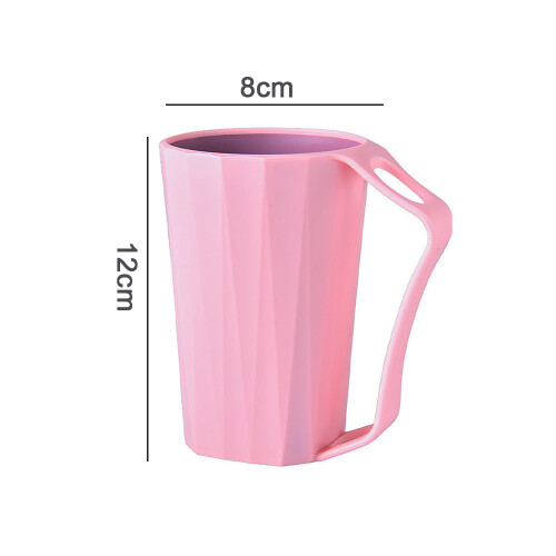 Home Essentials, Bicchiere per spazzolino da denti resistente al caldo e al freddo, Bicchiere per lavaggio in bagno portatile e resistente, Design 1